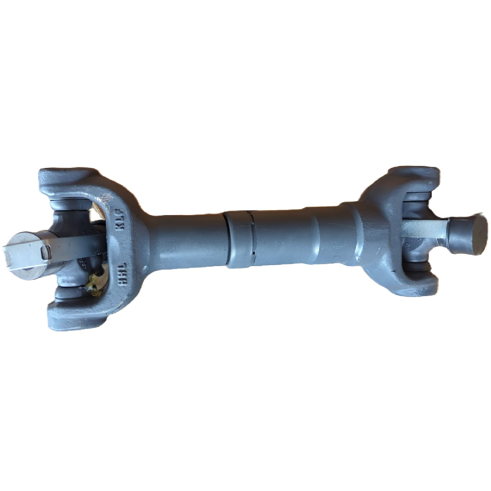 Case Construction 92050450 propeller shaft assembly for backhoe loader with Carraro rear axle collapsed